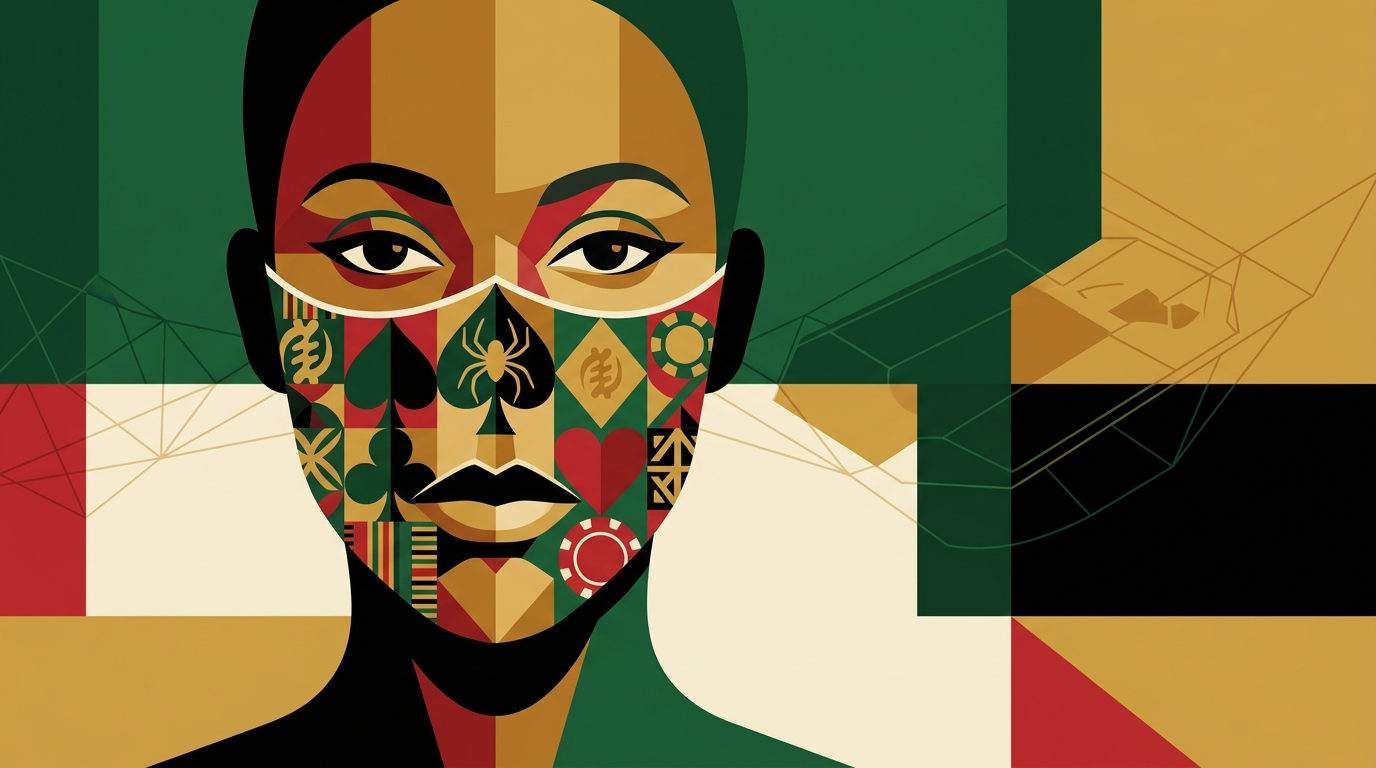 Editorial image of poker cards and chips for a Ghana guide to poker face series
